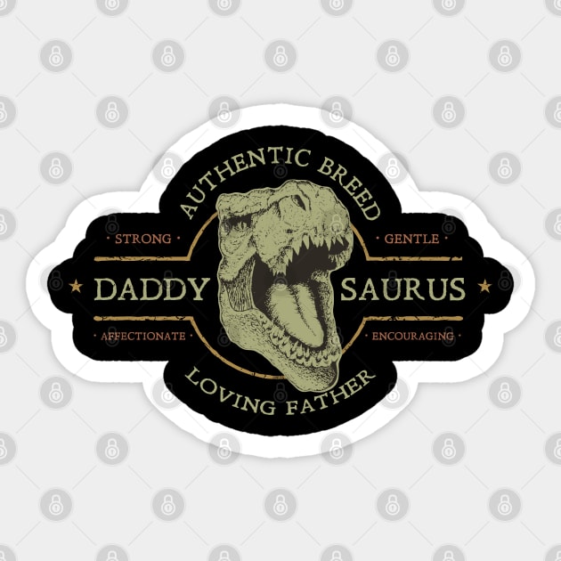 Daddy Saurus Sticker by creative